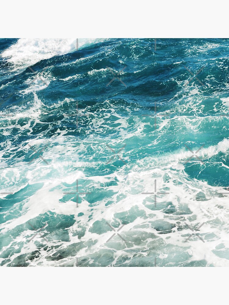 Blue Ocean Waves by AlexandraStr