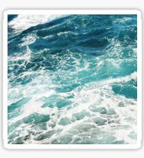Blue Ocean Waves Sticker