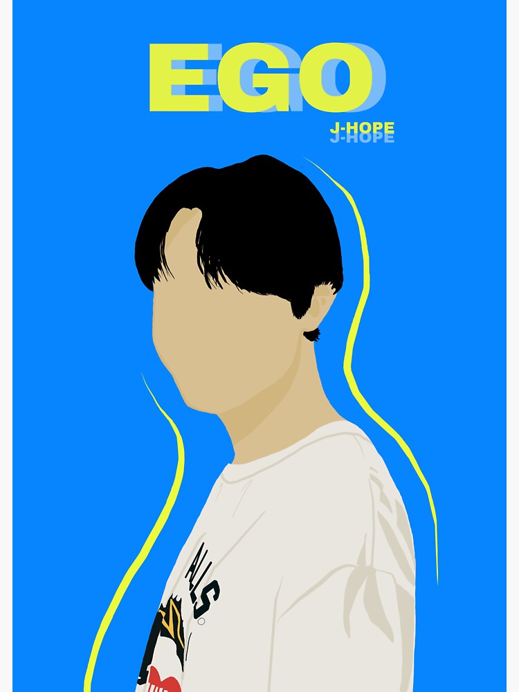 J Hope Bts Ego Sticker For Sale By Bunnybr Redbubble