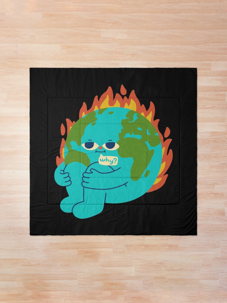 Alternate view of The Earth is Concerned Comforter
