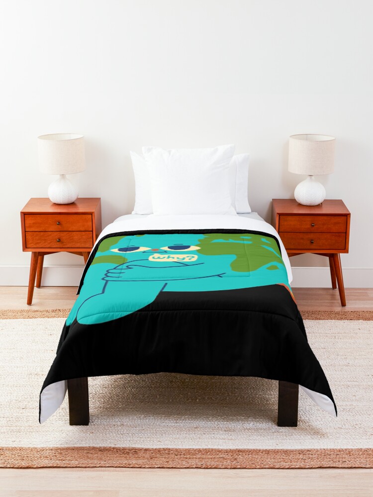 Alternate view of The Earth is Concerned Comforter
