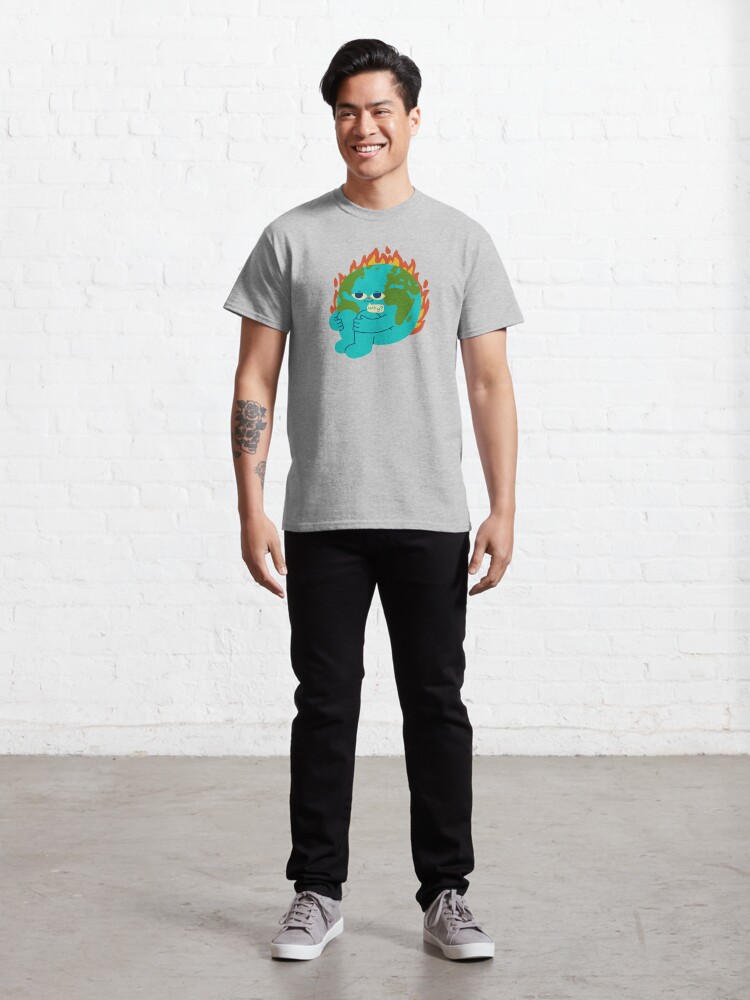 Thumbnail 3 of 7, Classic T-Shirt, The Earth is Concerned designed and sold by obinsun.