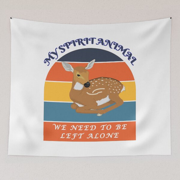 Item preview, My Spirit Animal is a Key Deer - We Need to be Left Alone - White BG designed and sold by KeysTreasures.