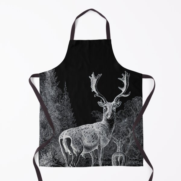 Item preview, Fallow deer - Vintage - drawing - inverted designed and sold by jc007.