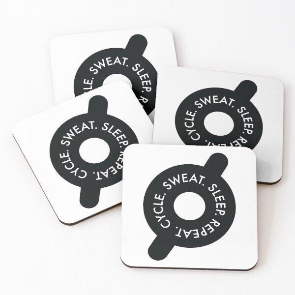 Item preview, Cycle. Sweat. Sleep. Repeat designed and sold by offbookdesigns.