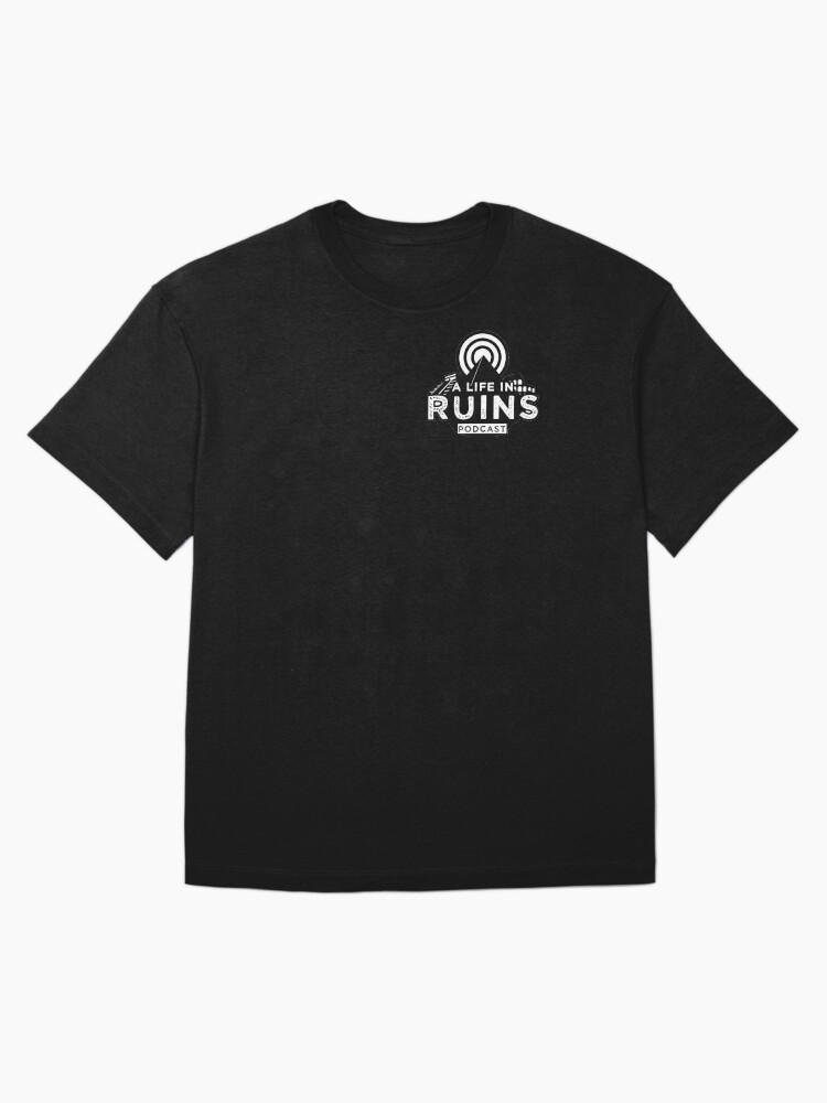Thumbnail 3 of 7, Oversized T-Shirt, A Life in Ruins Small Logo designed and sold by Alifeinruins.