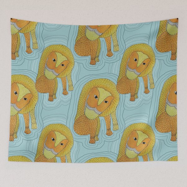 Item preview, Blue Lion <3 designed and sold by manasviagarwal.