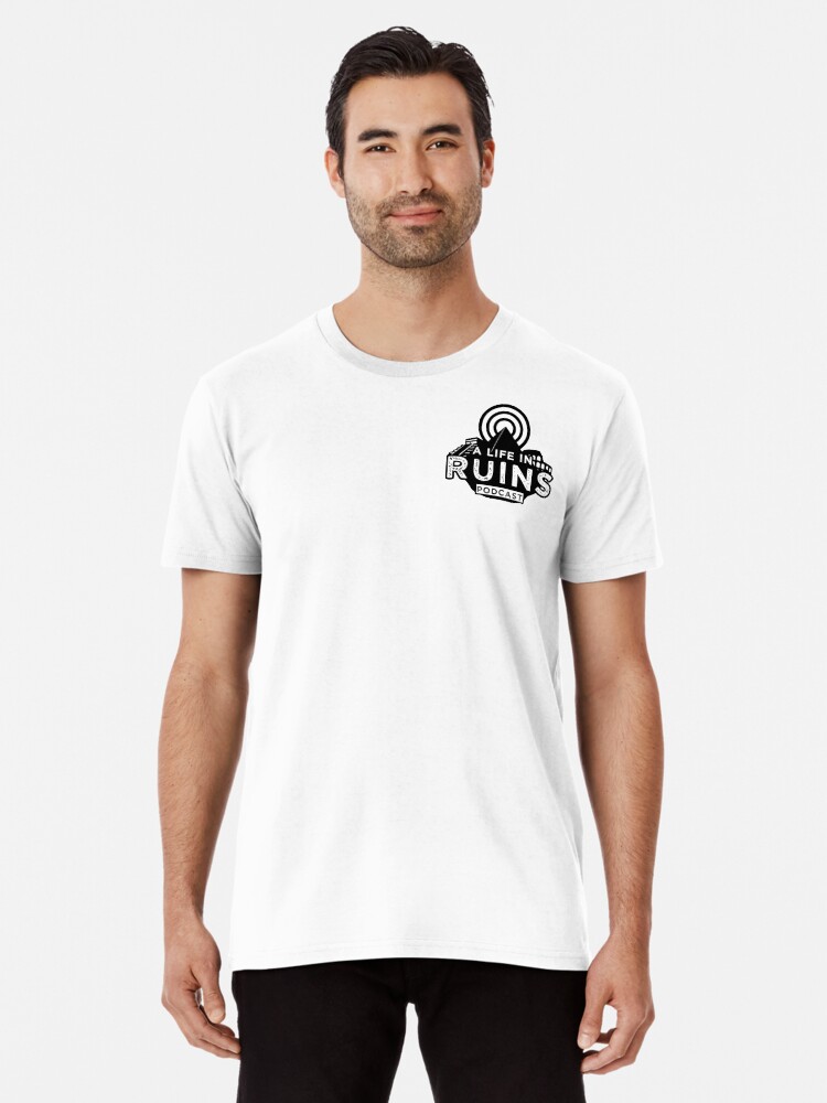 Thumbnail 1 of 6, Premium T-Shirt, A Life in Ruins Small Logo designed and sold by Alifeinruins.
