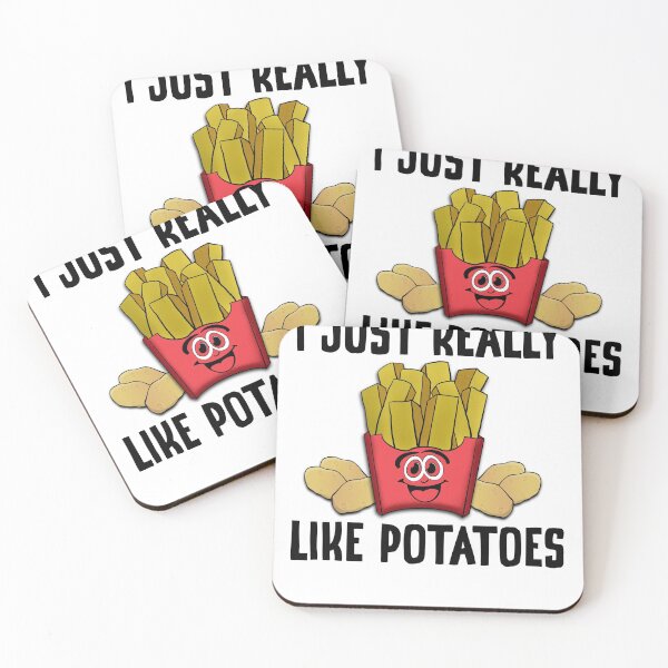 Item preview, I just really like potatoes funny potato lover saying designed and sold by JJDzignsShop.