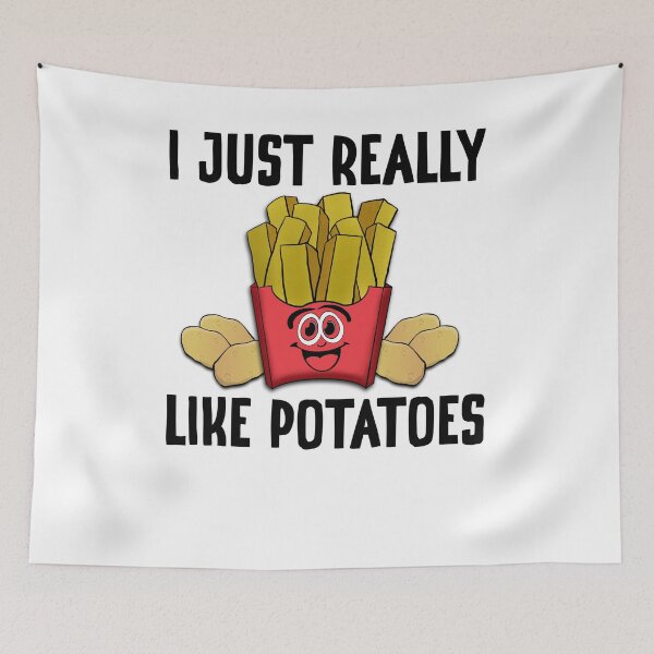 Item preview, I just really like potatoes funny potato lover saying designed and sold by JJDzignsShop.