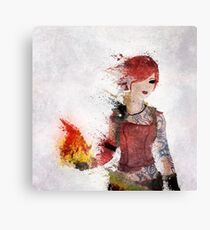 Flames Canvas Print