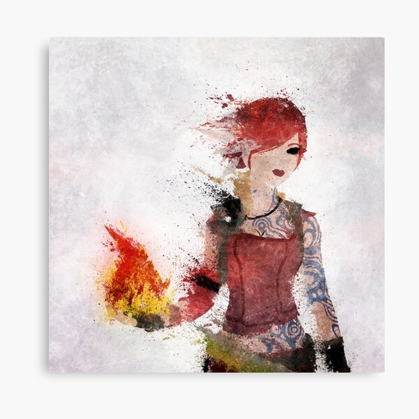 Flames Canvas Print