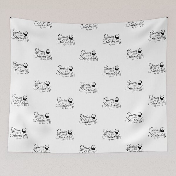 Item preview, Genius by birth slacker by choice designed and sold by DesignsVault.