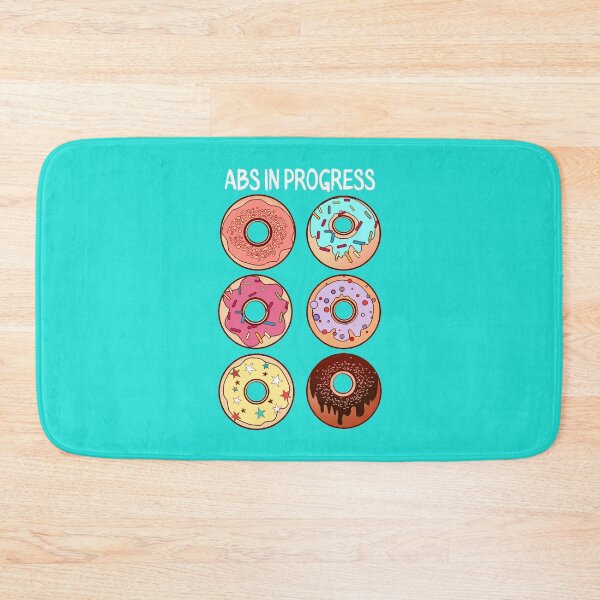 Item preview, Abs In Progress Funny Donuts Six Pack Cartoon designed and sold by MrEddie10.
