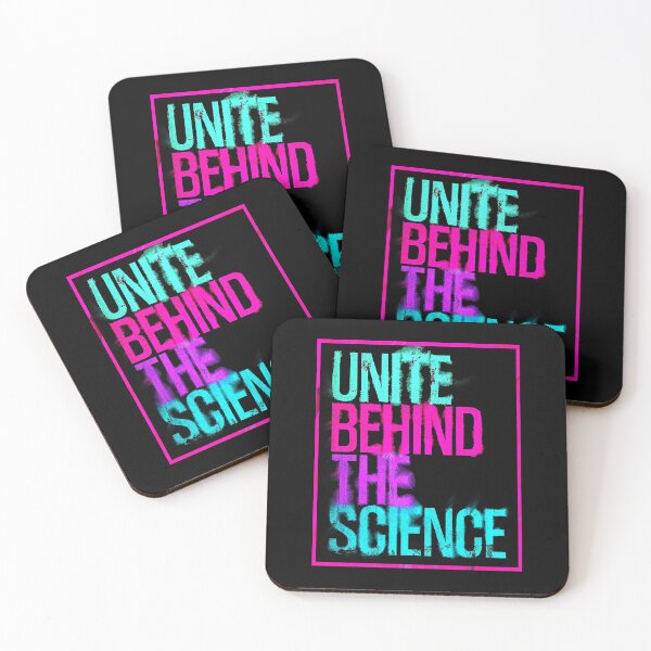 Item preview, Unite Behind The Science - Blue, pink and purple designed and sold by OooiChris.