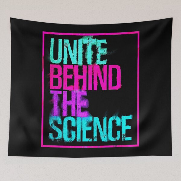 Item preview, Unite Behind The Science - Blue, pink and purple designed and sold by OooiChris.