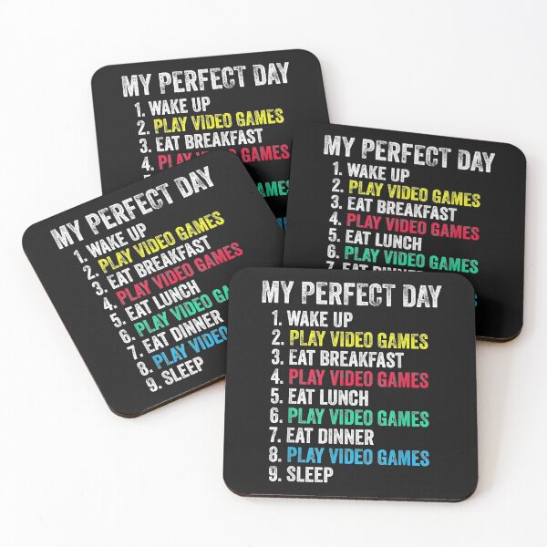 Item preview, My Perfect Day Playing Video Game | Gift Idea  | Gift For Grandma | Gift For Grandpa | Gift For Son | Gift For Grandson designed and sold by LanPhan.