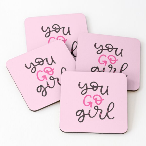Item preview, You go Girl Female power Girl power designed and sold by Giovanni's  Brown Quotes.