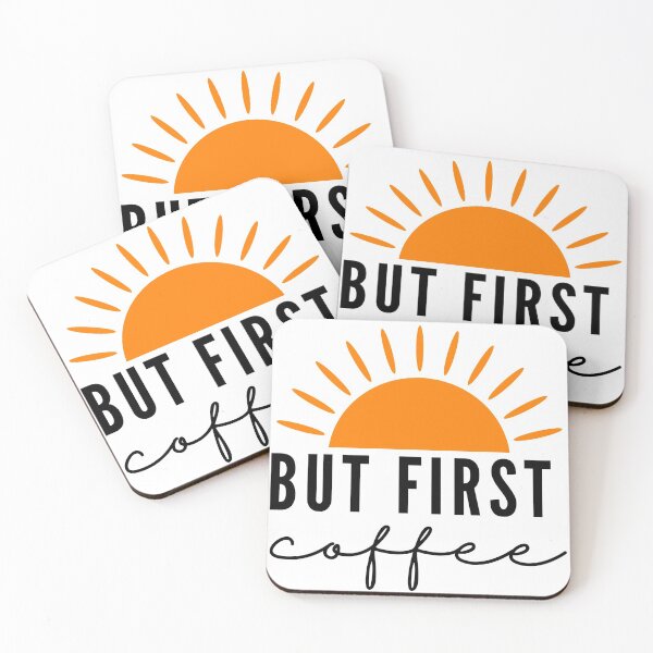 Item preview, But First Coffee designed and sold by OneHungryFox.