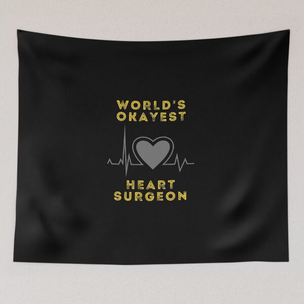 Item preview, World's Okayest Heart Surgeon  designed and sold by UTMstore.