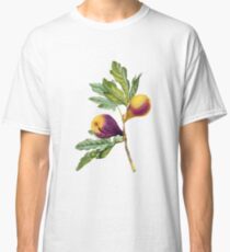Vintage Botanical Print, Fig by Redoute Classic T-Shirt