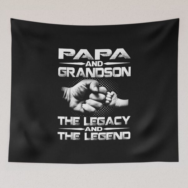 Item preview, Papa And Grandson The Legend And The Legacy | Gift Idea | Gift For Grandpa | Gift For Son | Gift For Grandson designed and sold by LanPhan.