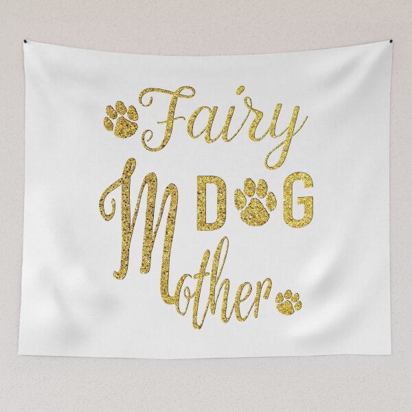 Item preview, Fairy dog mother, gold designed and sold by melOnDesign22.