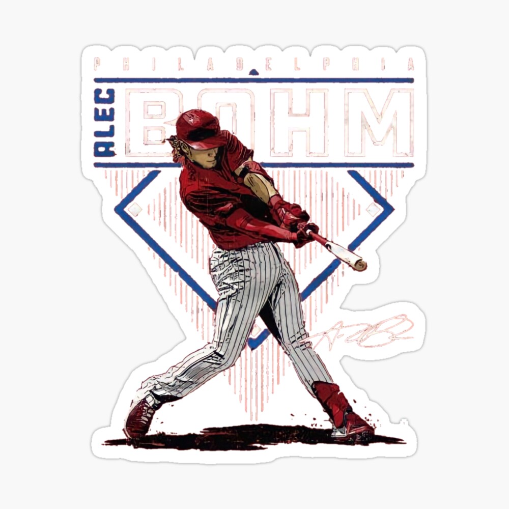 Alec Bohm Baseball Paper Poster Phillies - Alec Bohm - Magnet