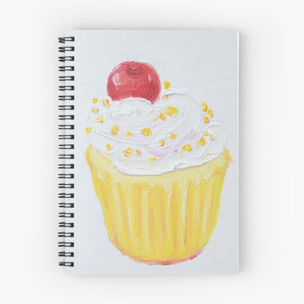 Item preview, Vanilla cupcake with frosting and sprinkles designed and sold by MatsonArtDesign.