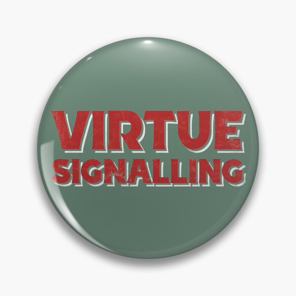 Item preview, Virtue Signalling Retro Distressed designed and sold by Punkknot.