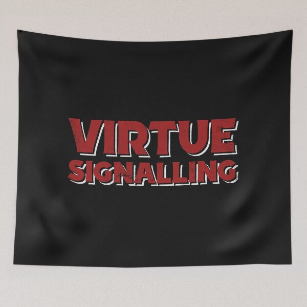 Item preview, Virtue Signalling Retro Distressed designed and sold by Punkknot.