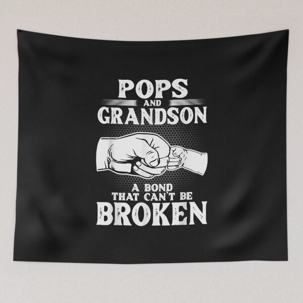 Item preview, Pops And Grandson A Bond That Can't Be Broken | Gift Idea | Gift For Grandpa | Gift For Son | Gift For Grandson designed and sold by LanPhan.