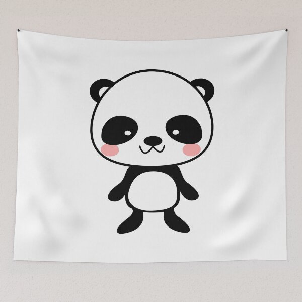 Item preview, Cute and Friendly Kawaii Panda designed and sold by lovelyandcute.