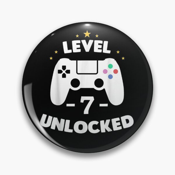Item preview, Level 7 Unlocked Gamer Seventh Birthday Party Boy designed and sold by IFFOUR.