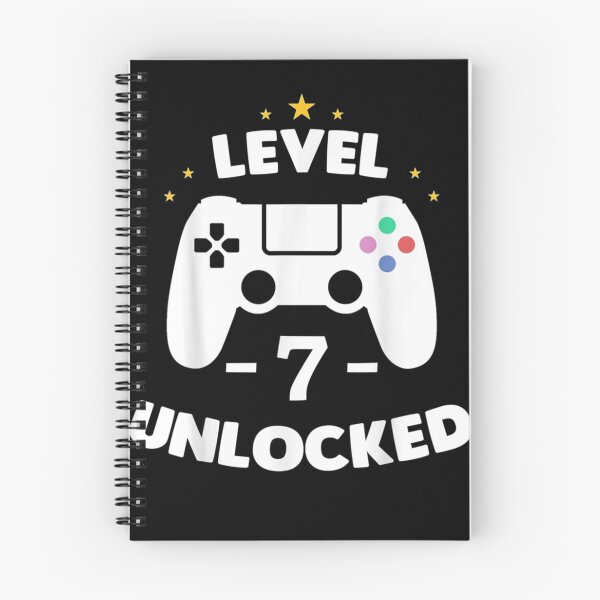 Item preview, Level 7 Unlocked Gamer Seventh Birthday Party Boy designed and sold by IFFOUR.