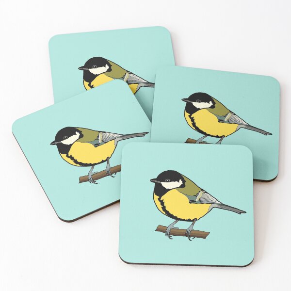 Item preview, Great tit bird pattern designed and sold by BlossomByAnna.