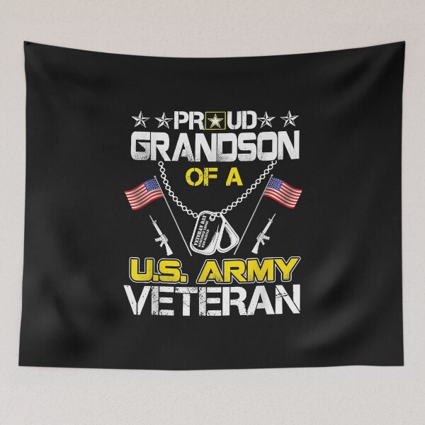 Item preview, Proud Grandsson Of U.S Army | Veteran's Day | Gift Idea | Gift For Grandpa | Gift For Son | Gift For Grandson designed and sold by LanPhan.