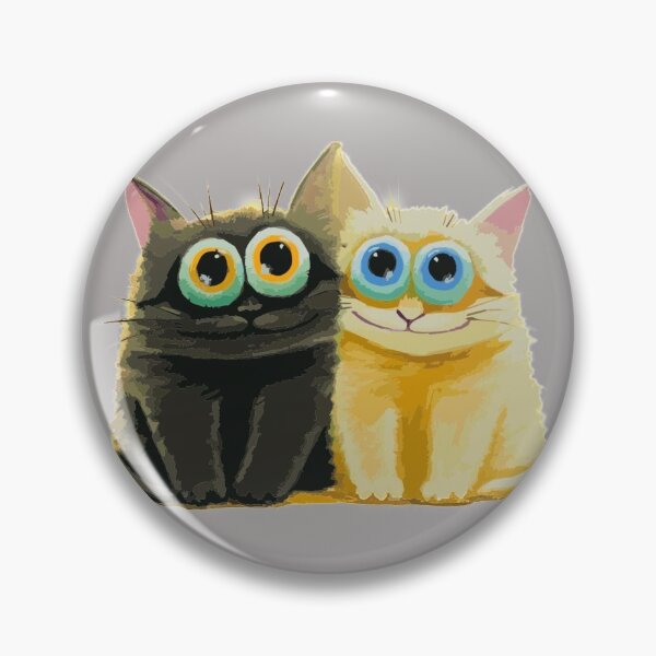 Item preview, big eyed kittens designed and sold by Karine Dupras.
