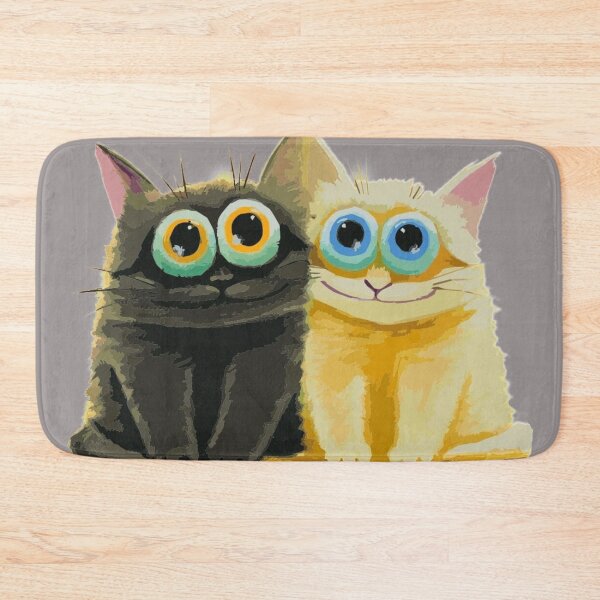 Item preview, big eyed kittens designed and sold by Karine Dupras.