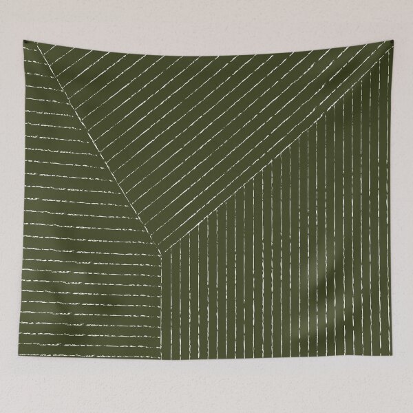 Item preview, Lines (Olive Green) designed and sold by summer-sun-designs.