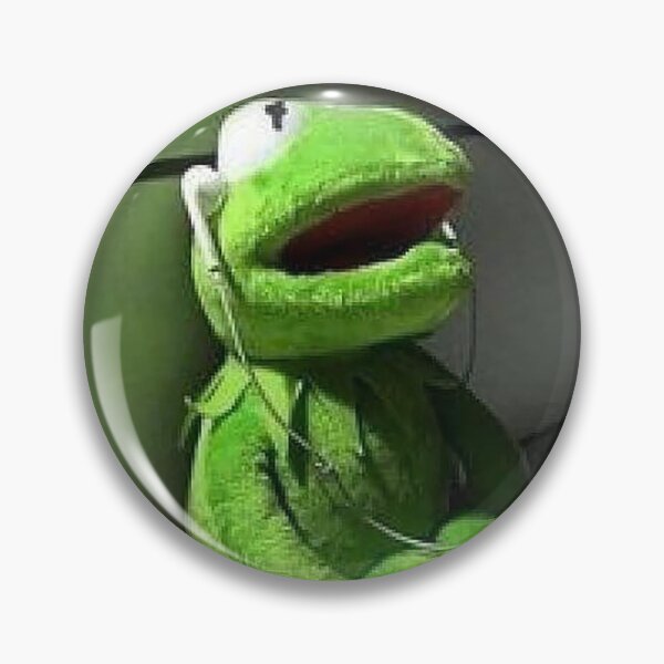 Item preview, Sad Kermit with earphones designed and sold by Professional Memer.