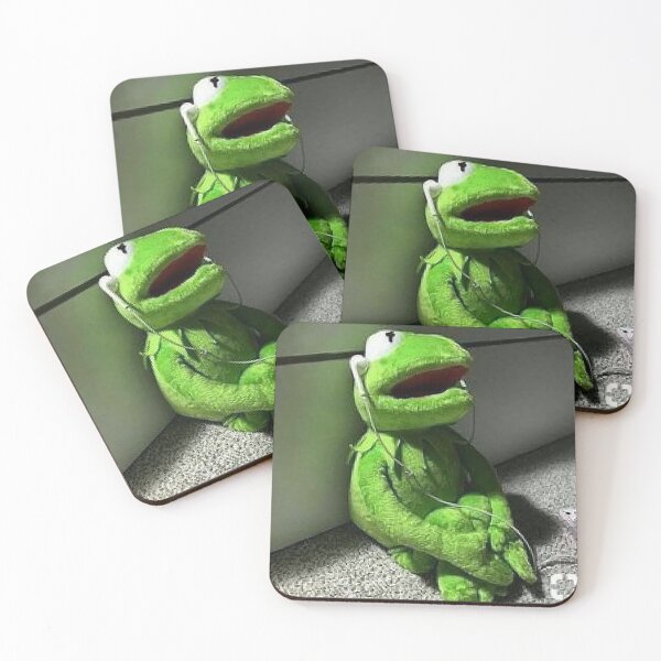 Artikelvorschau, Trauriger Kermit mit Kopfhörern entworfen und verkauft von Professional Memer.