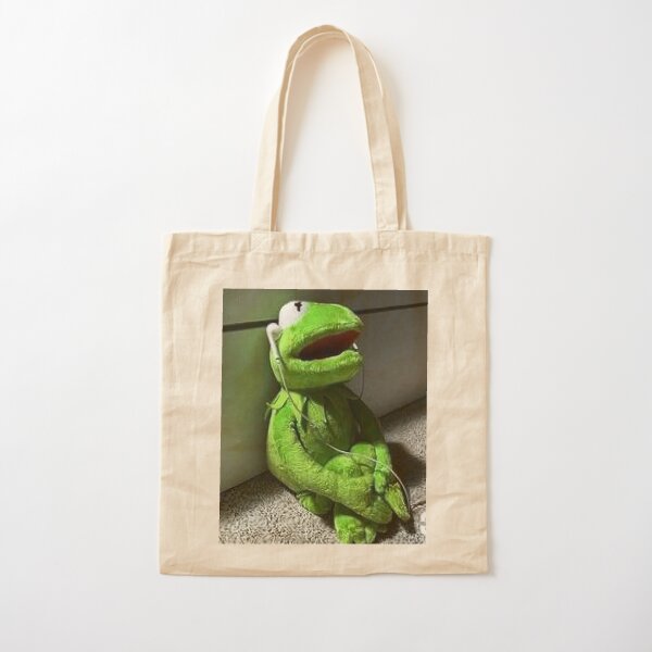 Talking Heads Kermit Parody Tote Bag