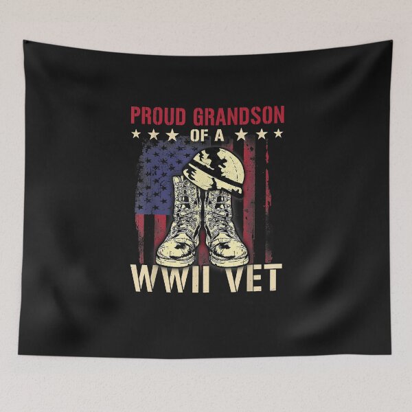Item preview,  Proud Grandson Of WWII Vet | Veteran's Day | Gift Idea | Gift For Grandpa | Gift For Son | Gift For Grandson designed and sold by LanPhan.