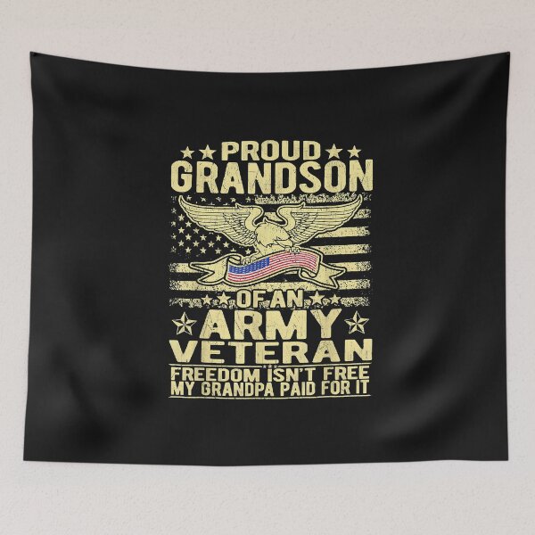 Item preview,   Proud Grandson Of An Army Veteran | Gift Idea | Gift For Grandpa | Gift For Son | Gift For Grandson designed and sold by LanPhan.