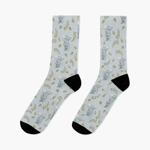 Item preview, Elephants watercolor | linen texture | pattern design designed and sold by Harpley Design Studio.