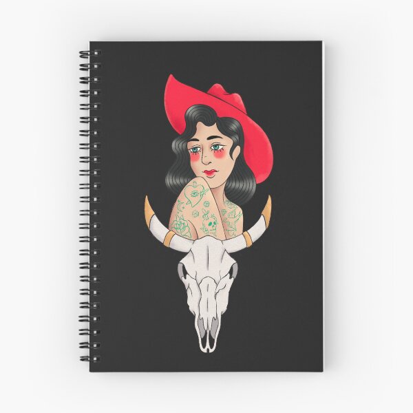 Item preview, Cowgirl and Skull (Red Hat) designed and sold by harona.