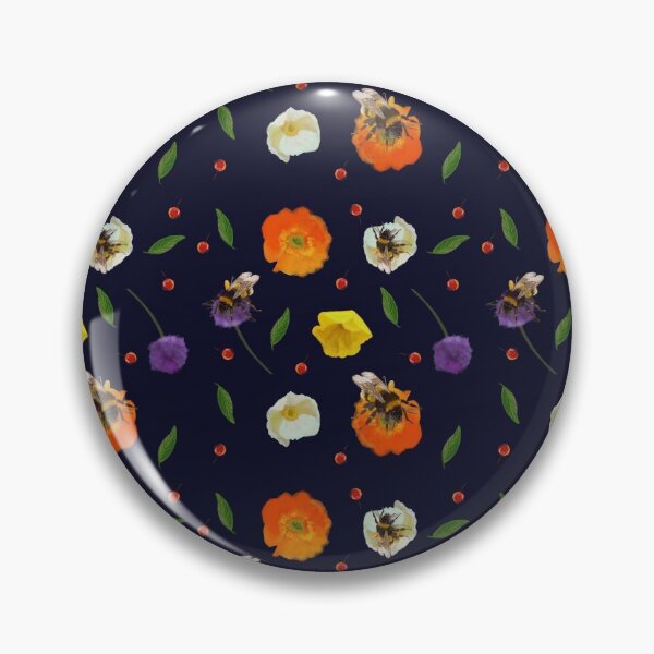 Aperçu de l'œuvre Abeille florale et baies créée et vendue par Doombucket.