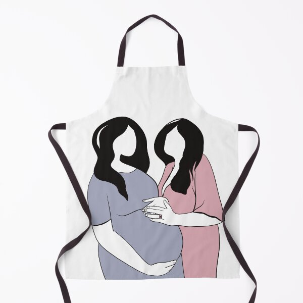 Item preview, Happy lesbian couple expecting a baby. Two young beautiful women. Lgbt concept. Happy lesbian family. designed and sold by SolArt88.