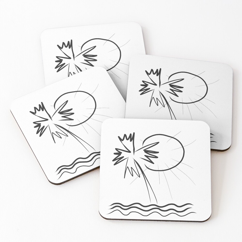 Item preview, Coasters (Set of 4) designed and sold by RuruaGia.